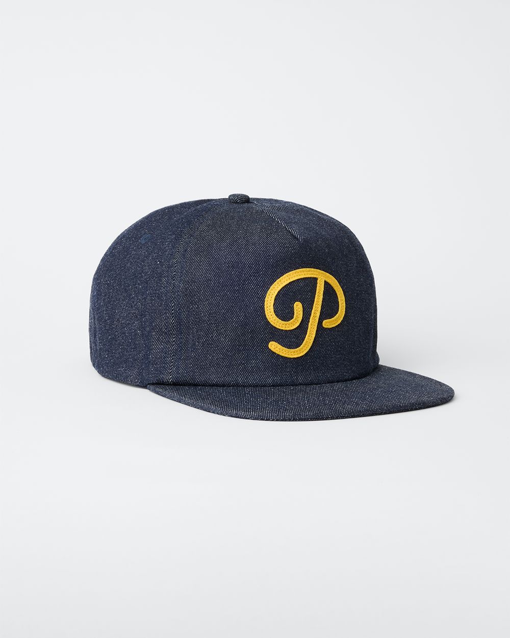Public Drip P Script Denim Snapback (Indigo) &middot; view 1 of 4