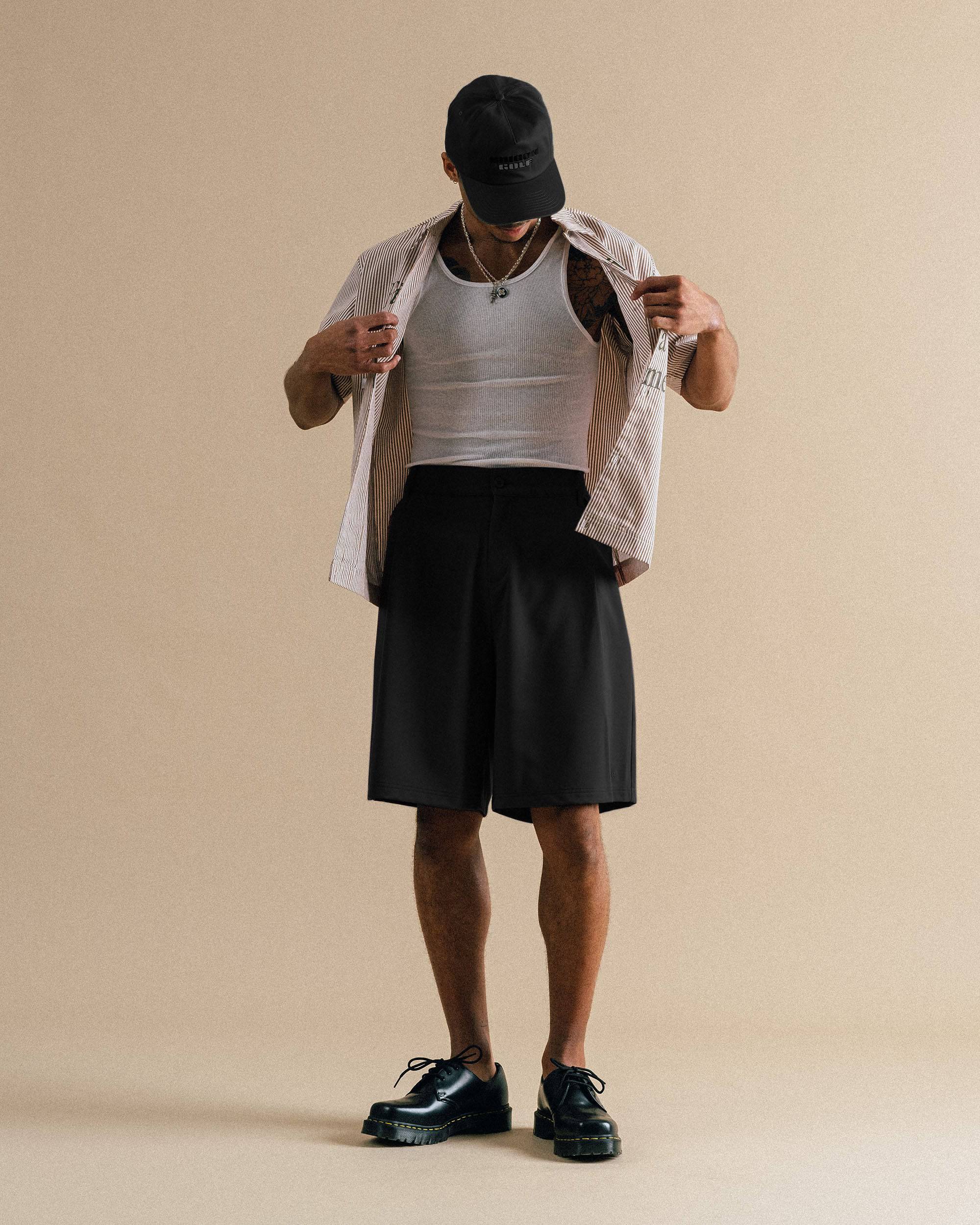 Students Golf Calculus Baggy Pleated Shorts