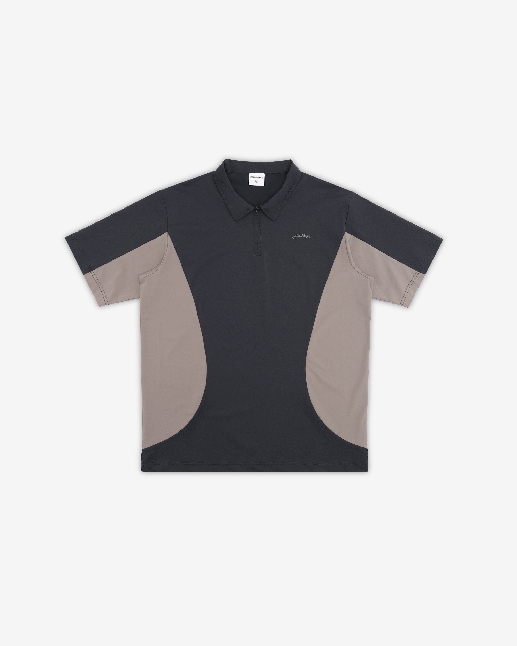 Students Golf Leeds S/S Tech Zip Polo