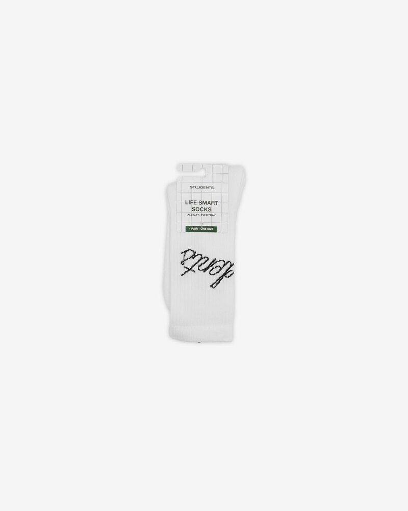 Students Golf Club Crew Socks — White · view 3 of 4