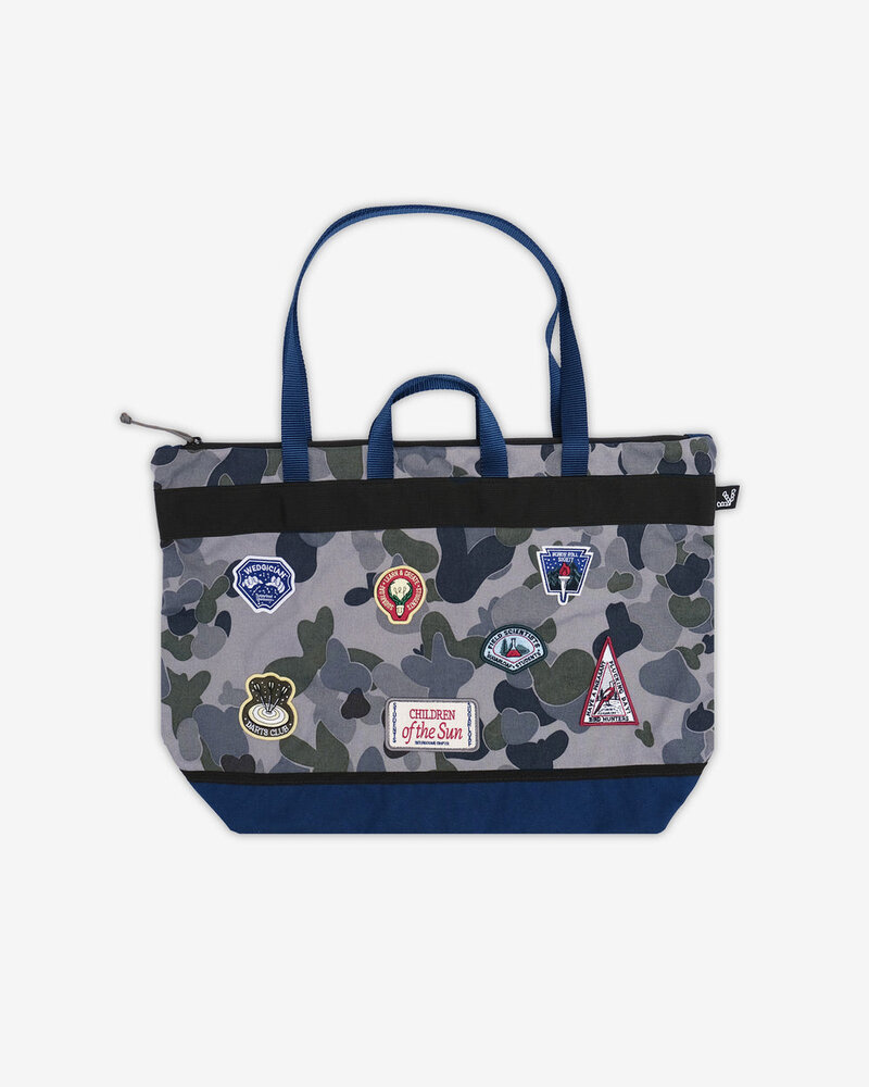Students Golf Students × Sugarloaf Patch Tote Bag — Tan/Green/Camo · view 1 of 4