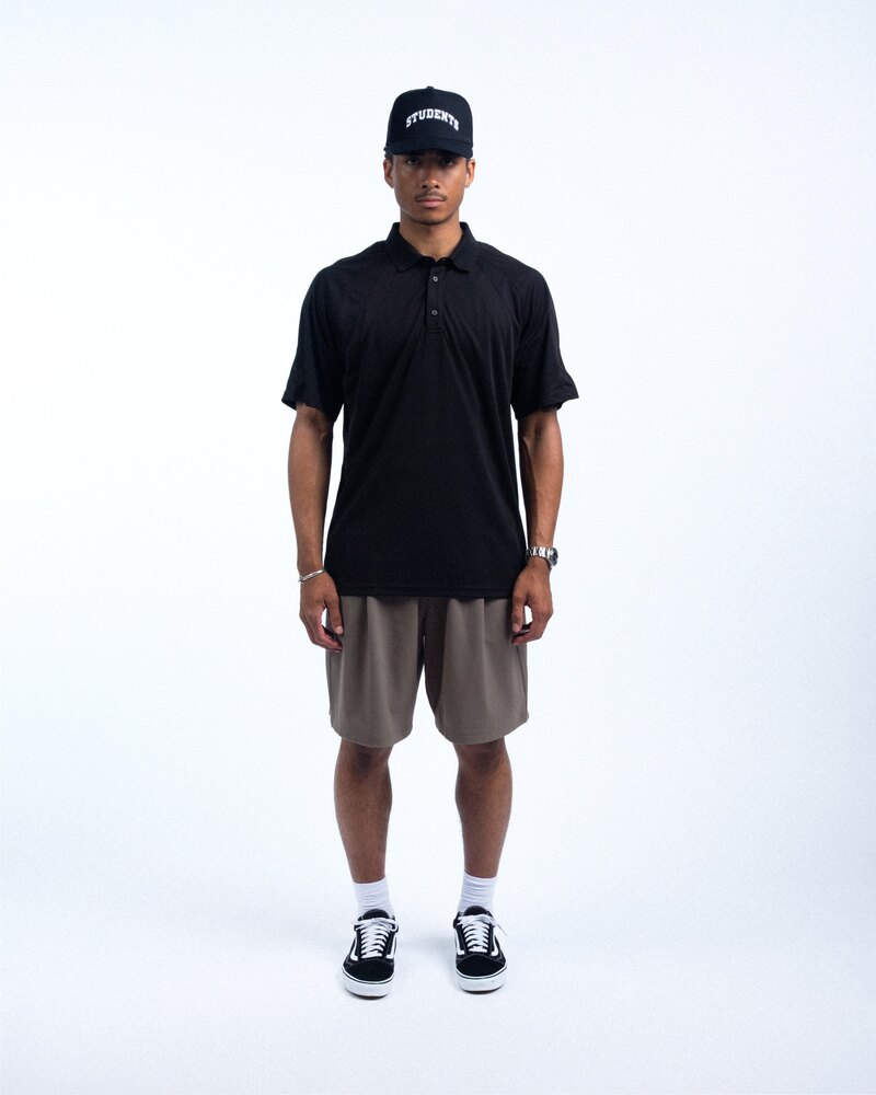 Students Golf Arndt S/S Polo Shirt — Black · view 2 of 4