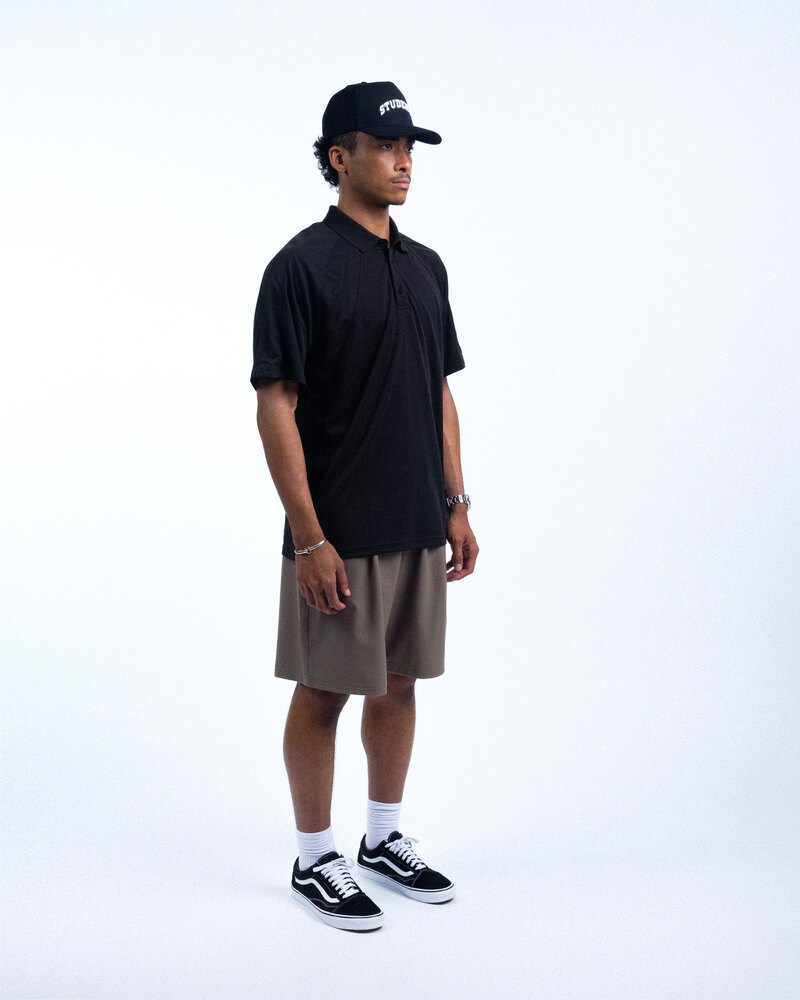 Students Golf Arndt S/S Polo Shirt — Black · view 4 of 4