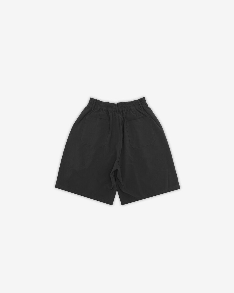 Students Golf Calculus Baggy Pleated Shorts — Black · view 3 of 4