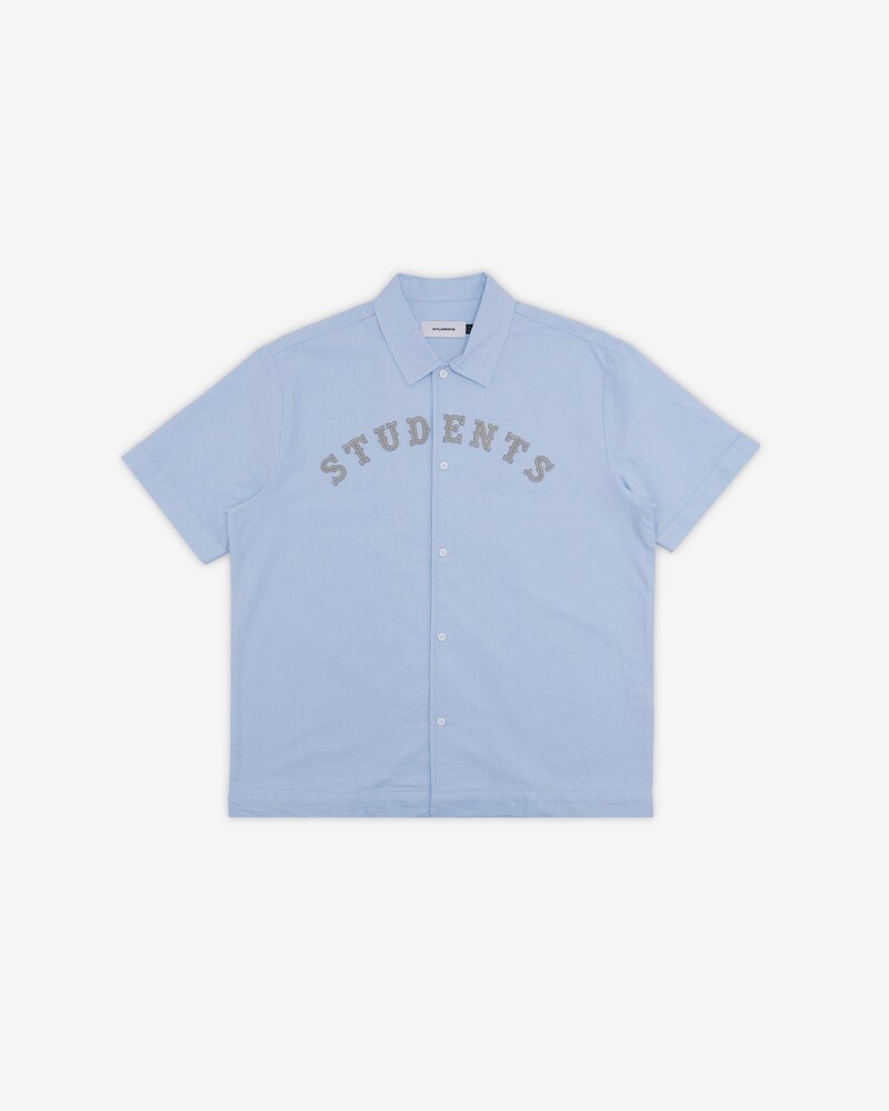 Students Golf Crescent S/S Button-up — Light Blue · view 2 of 4