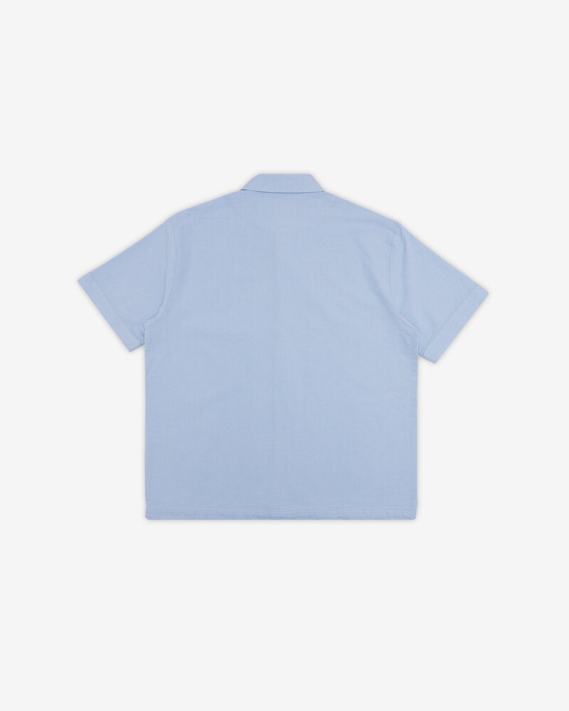 Students Golf Crescent S/S Button-up — Light Blue · view 3 of 4