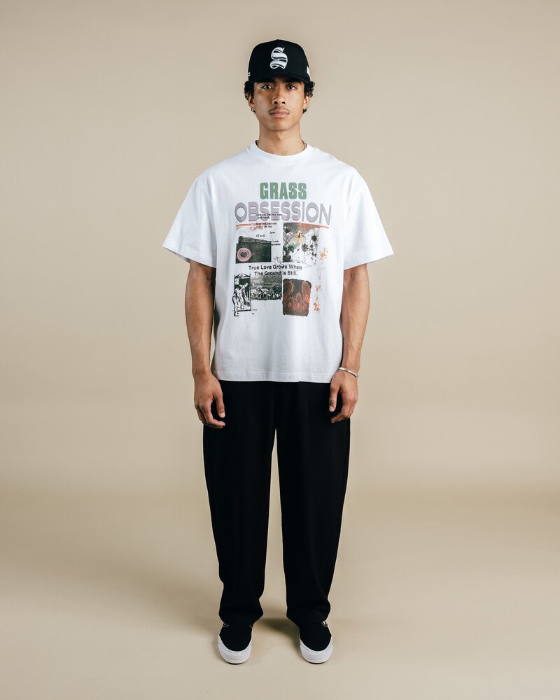Students Golf Grass Obsession S/S T-shirt — White · view 2 of 4