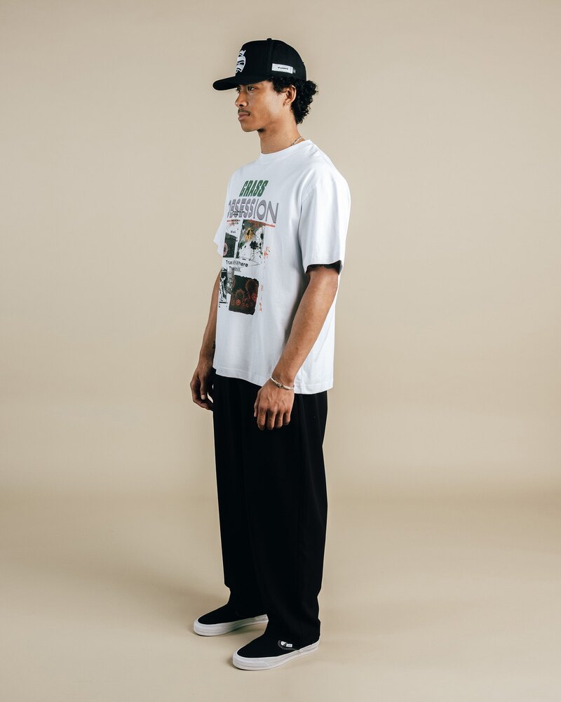 Students Golf Grass Obsession S/S T-shirt — White · view 3 of 4
