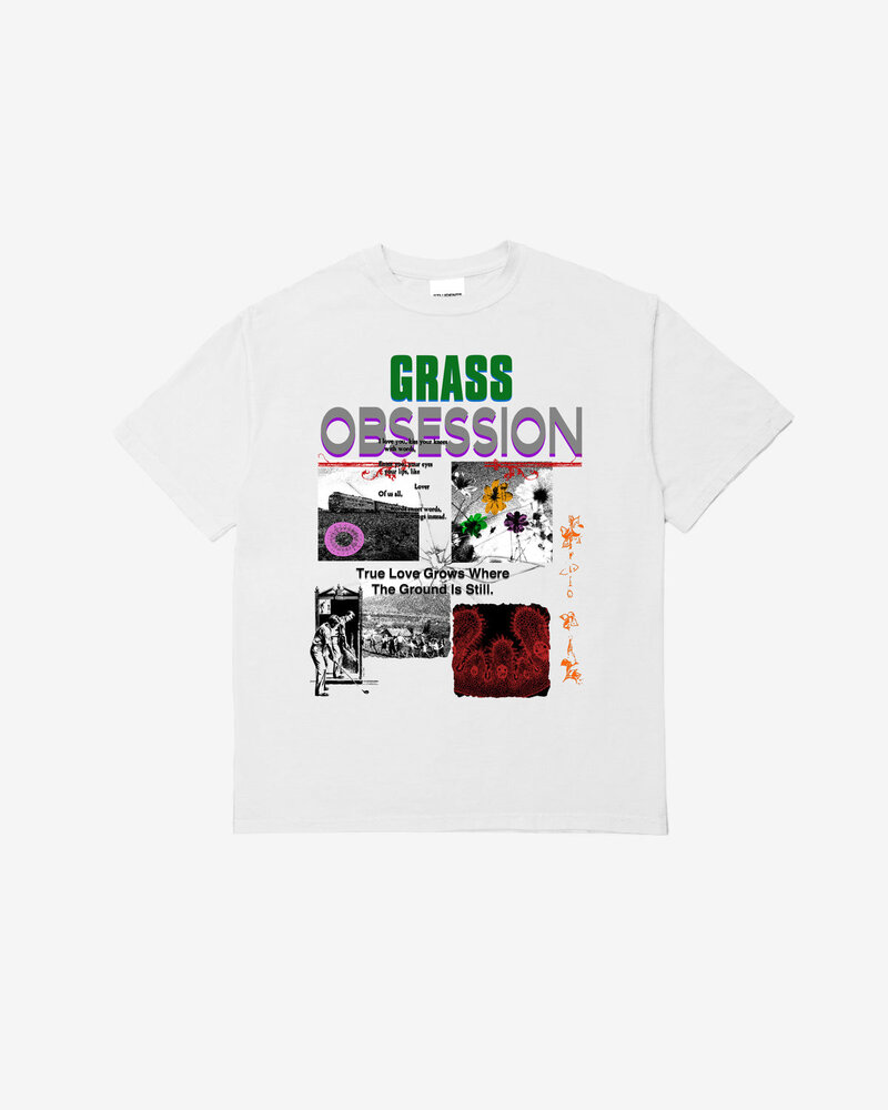 Students Golf Grass Obsession S/S T-shirt — White · view 1 of 4