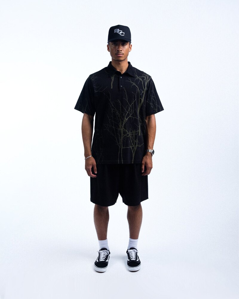 Students Golf Greenbriar S/S Polo Shirt — Black · view 4 of 4
