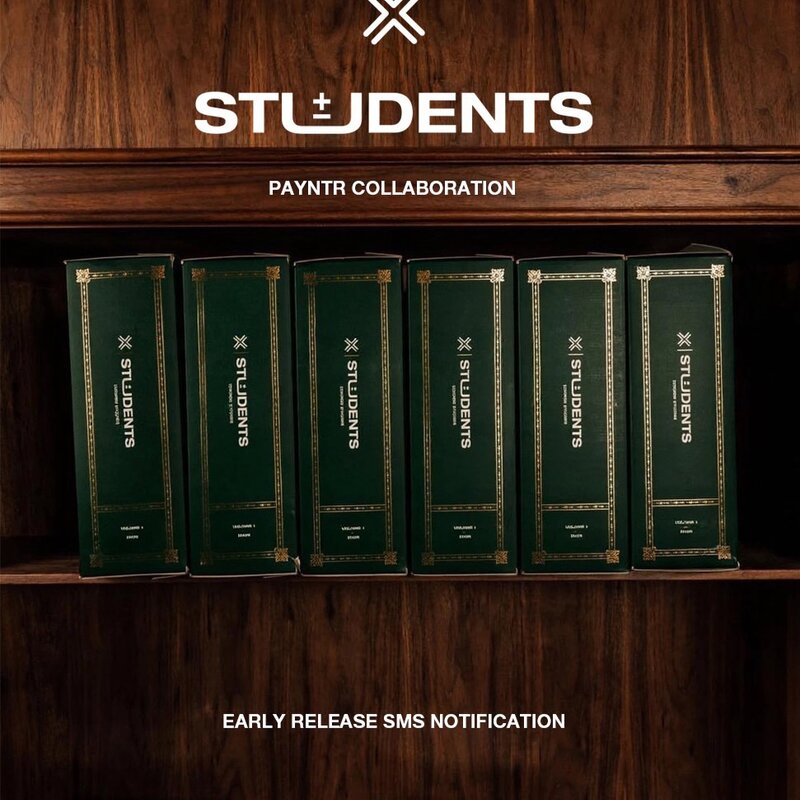 Students x PAYNTR — book boxes on the shelf — @studentsgolf