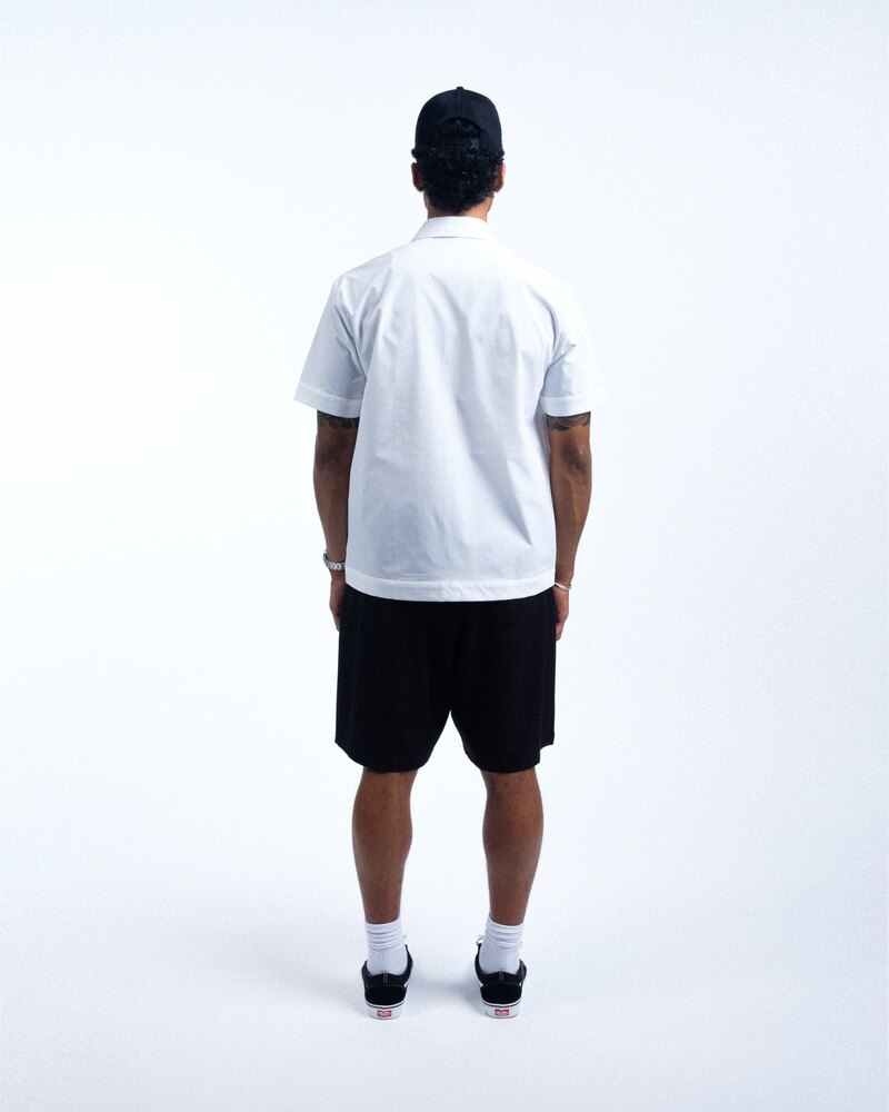 Students Golf Walk S/S Button-up — White · view 3 of 4
