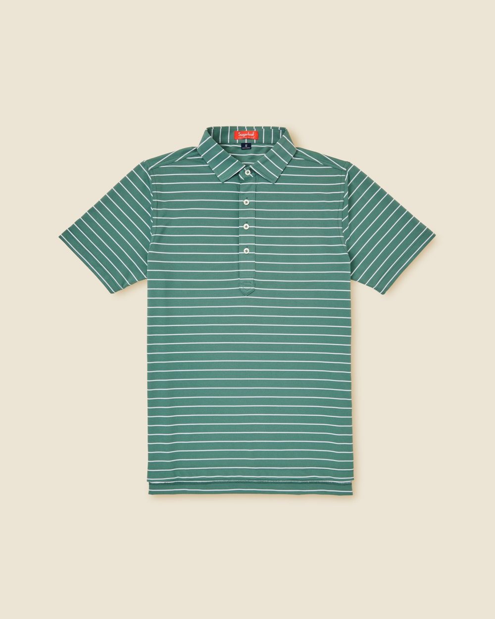 Sugarloaf The Club Stripe Polo Spruce Green · view 1 of 5