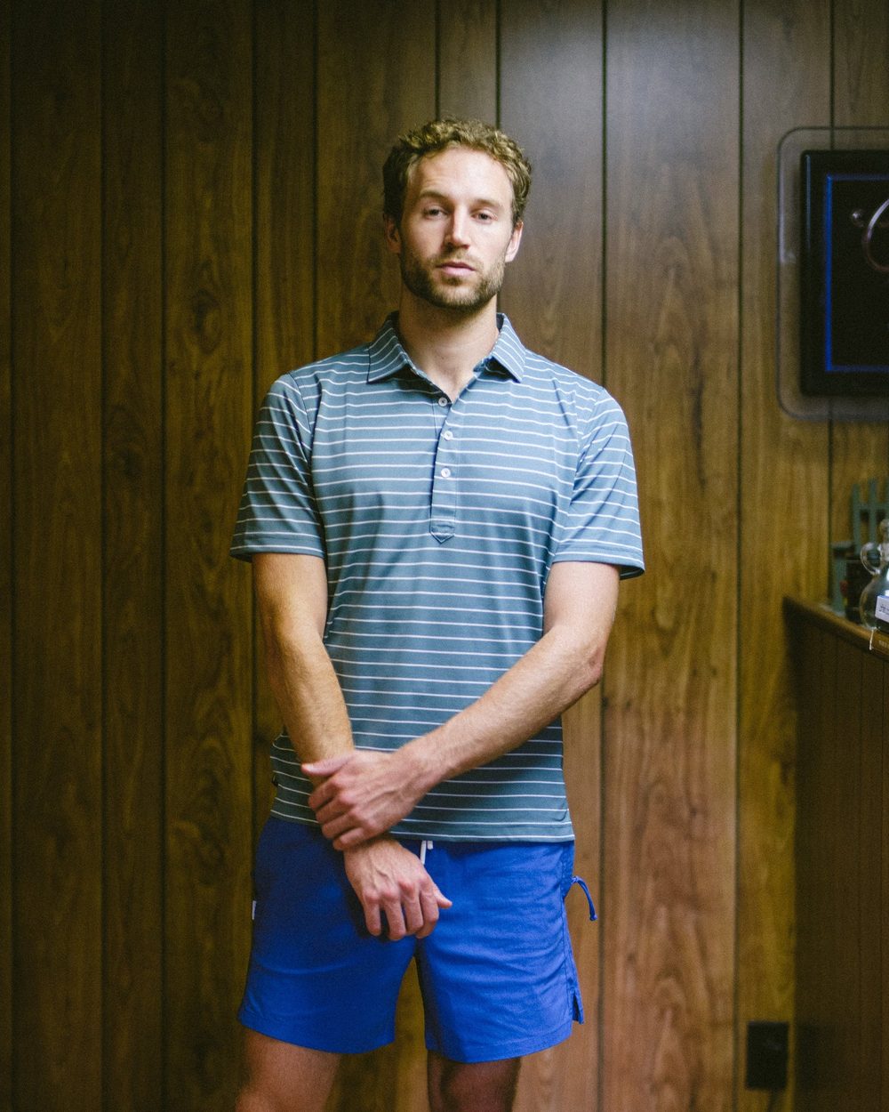 Sugarloaf The Club Stripe Polo Spruce Green · view 5 of 5