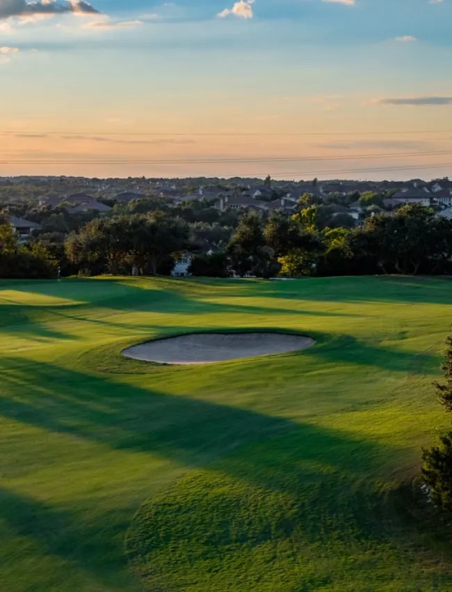 Falconhead Golf Club practice facility