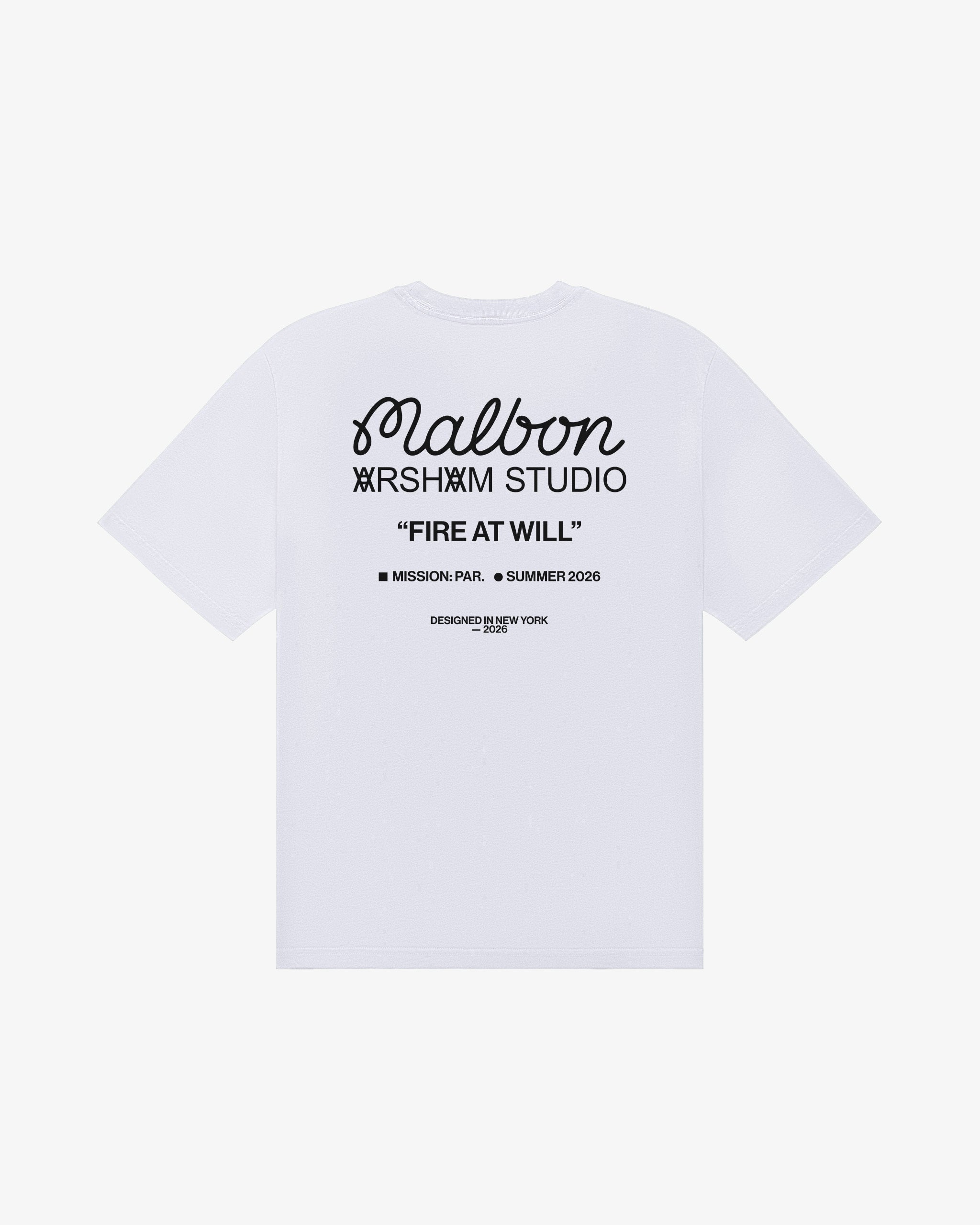 Malbon Golf x Arsham Fire At Will Tee