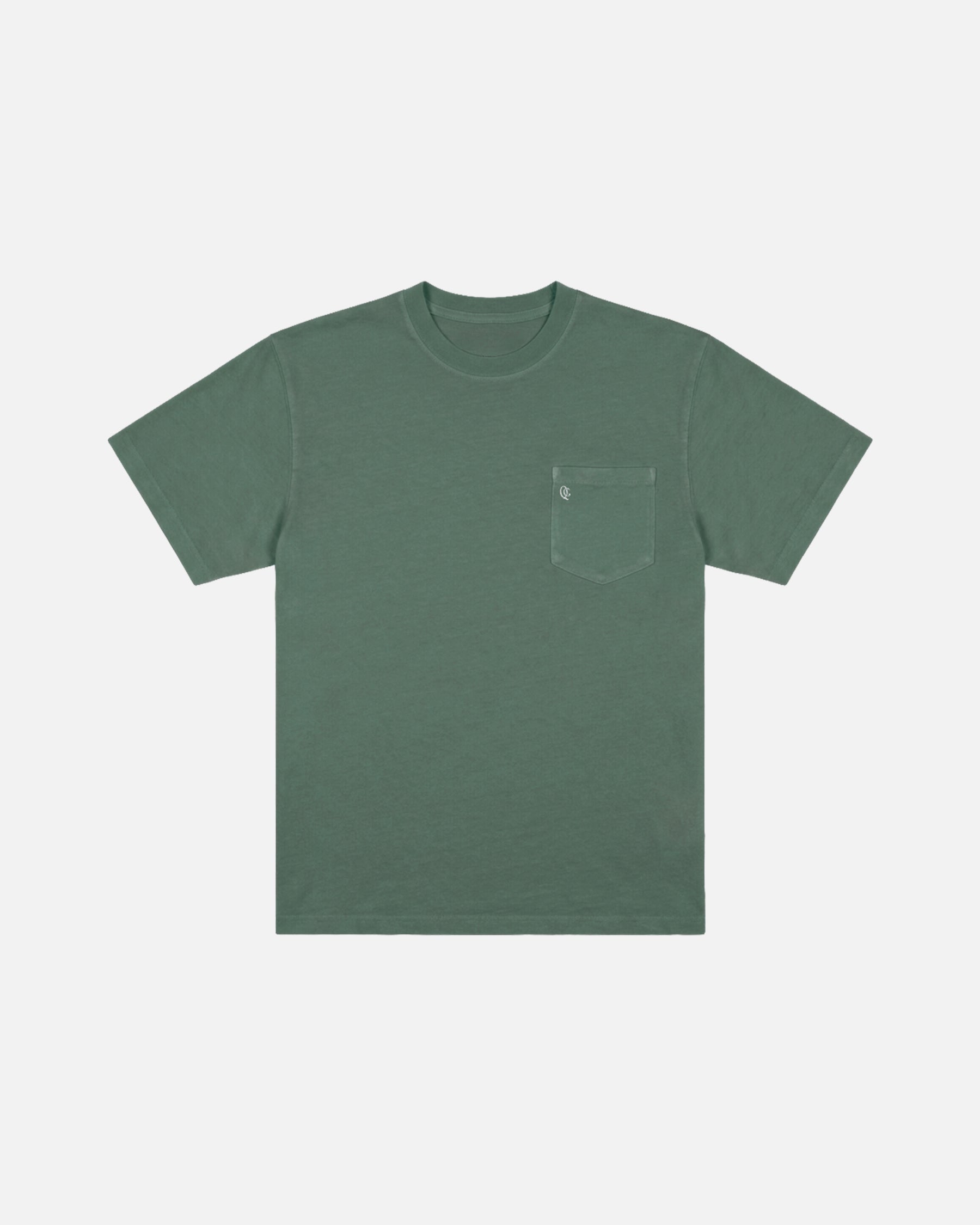 Quiet Golf Monogram Washed Pocket Tee
