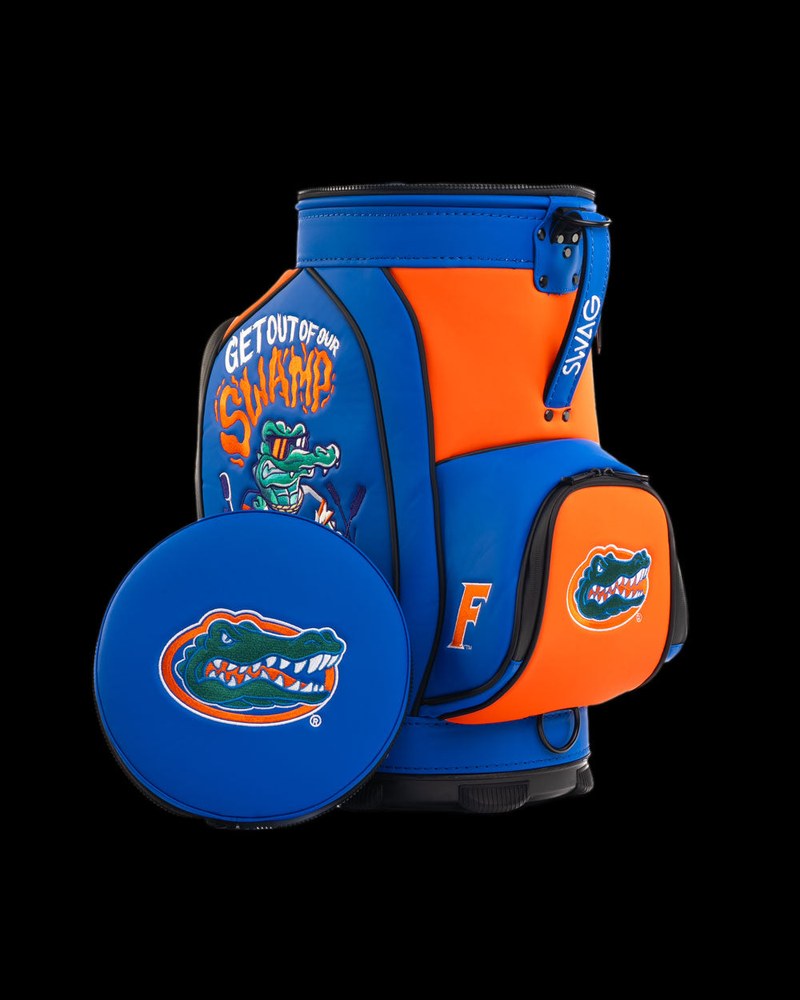 Swag Golf Florida Gators Get Out Of Our Swamp Den Caddy cooler