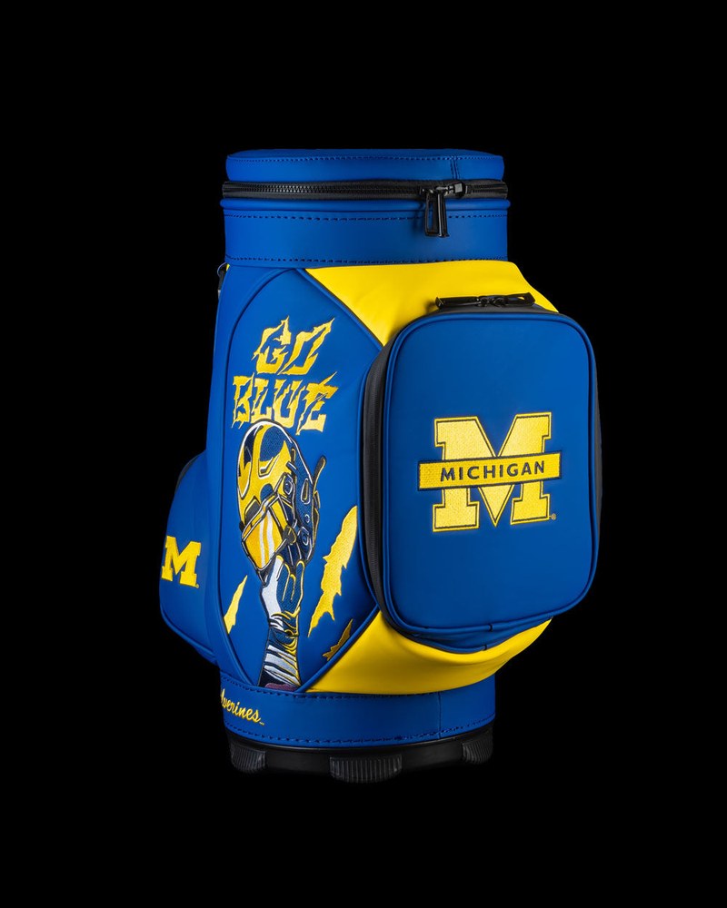 Swag Golf Michigan Wolverines Go Blue Den Caddy cooler