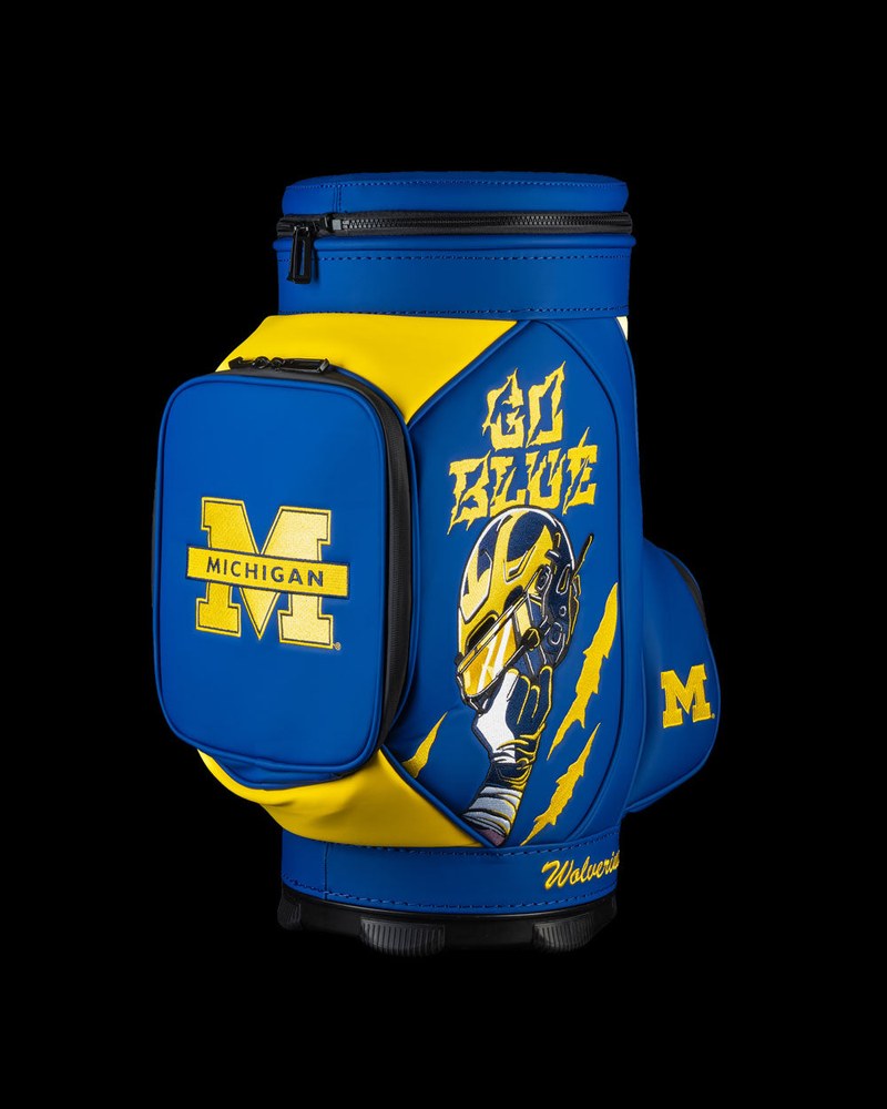 Swag Golf Michigan Wolverines Go Blue Den Caddy cooler