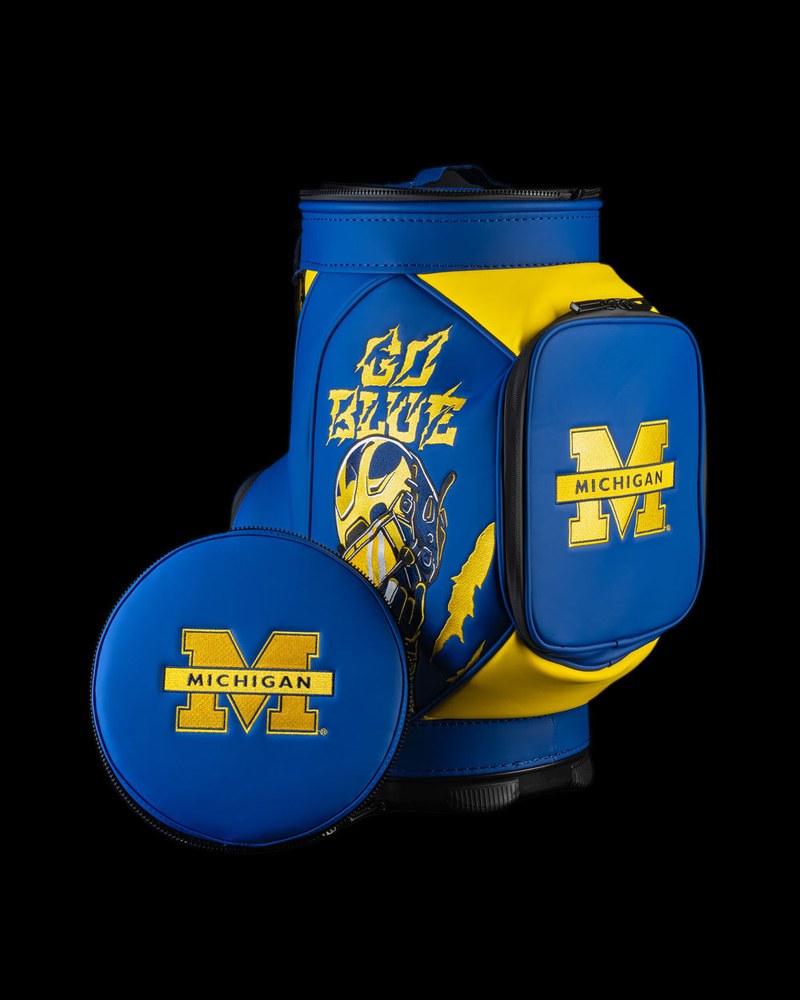 Swag Golf Michigan Wolverines Go Blue Den Caddy cooler
