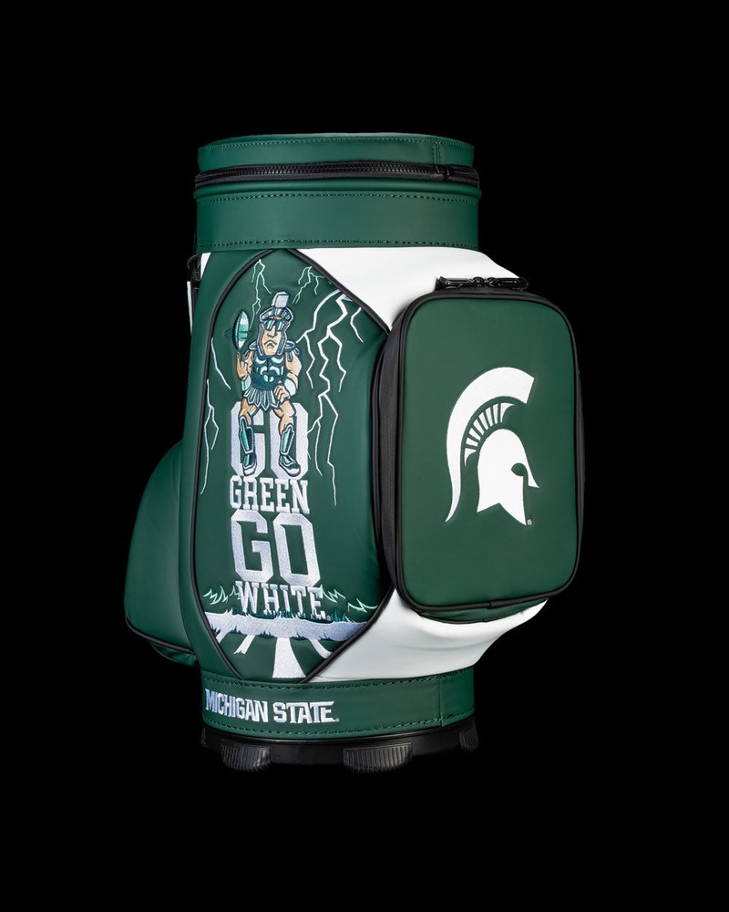 Swag Golf Michigan State Go Green Go White Den Caddy cooler