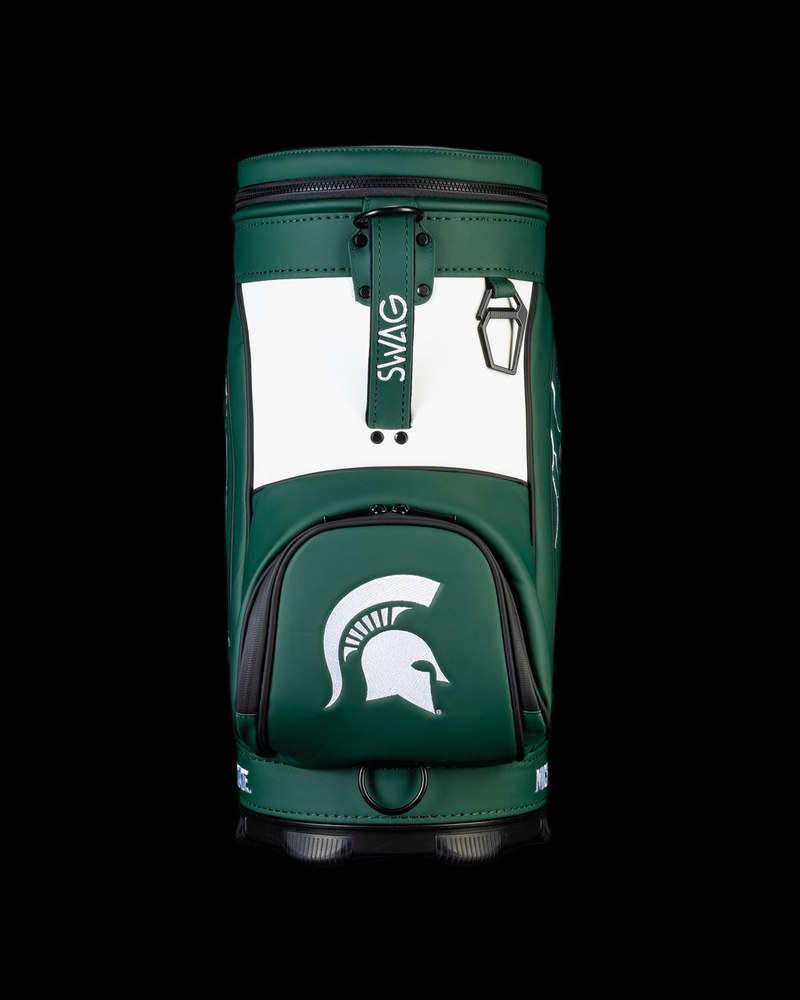 Swag Golf Michigan State Go Green Go White Den Caddy cooler