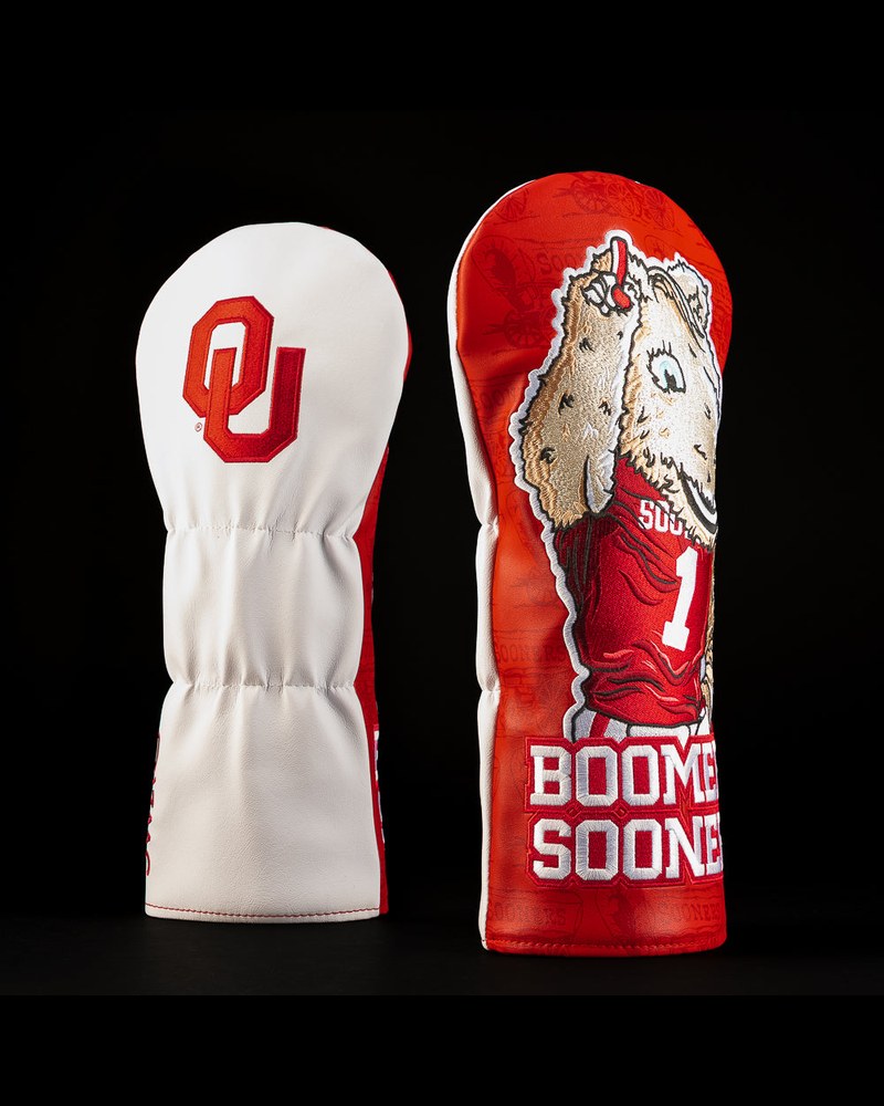 Swag Golf Oklahoma Boomer Sooner driver headcover