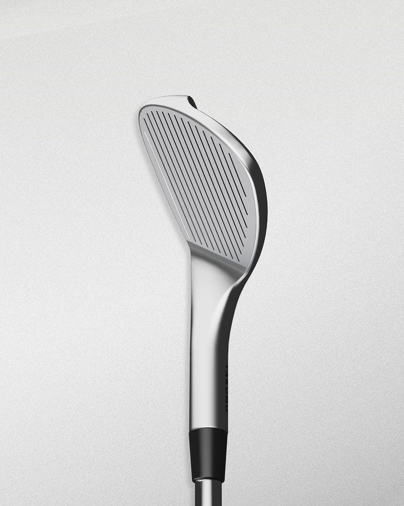 Takomo Skyforger 002 full-face wedge being played from a fairway lie