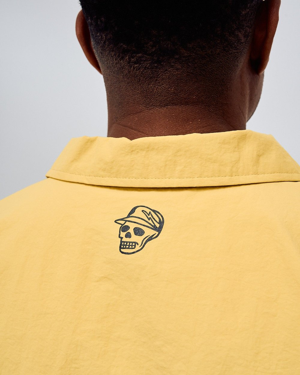 Devereux Golf Nylon Short Sleeve Quarter Zip, Acid Yellow · view 2 of 4
