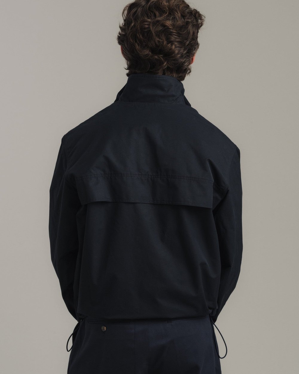 Late Nine Quarter Zip Windbreaker, Navy · view 4 of 4