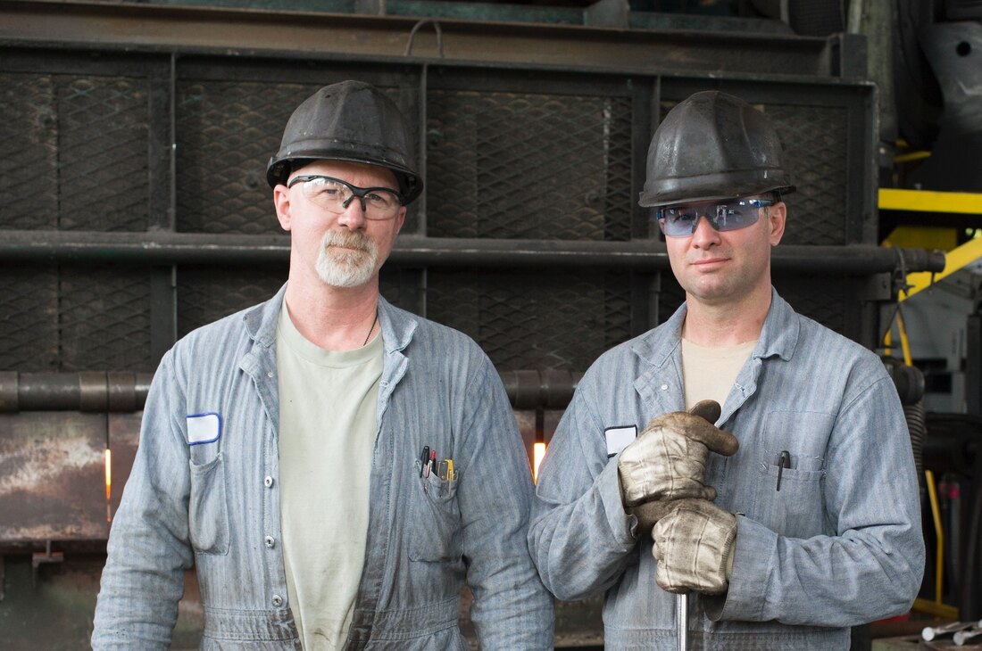 P53 Irons craftsmen at the forge in Fort Worth, Texas