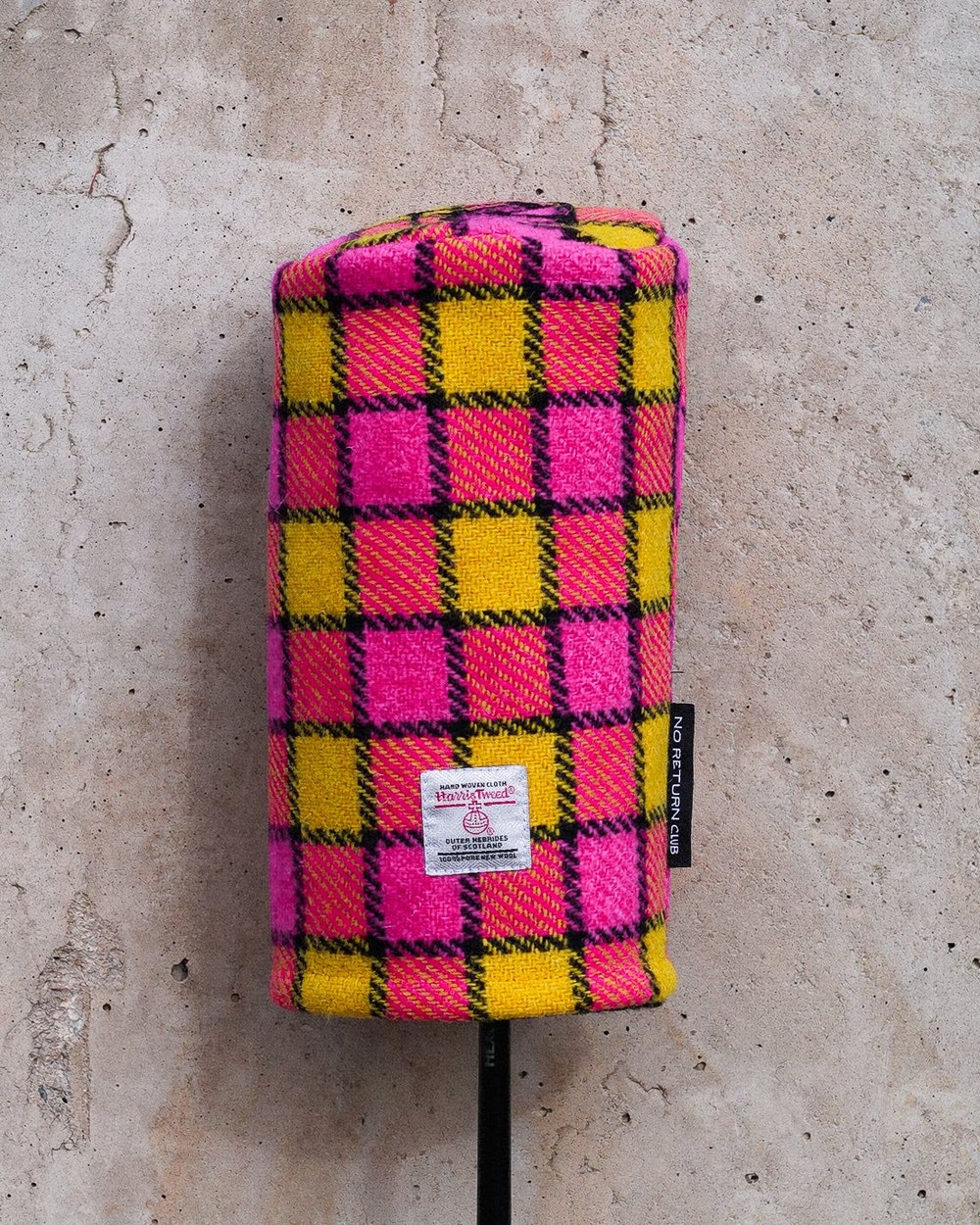 No Return Club Pink Lemonade Harris Tweed Headcover &middot; view 2 of 4