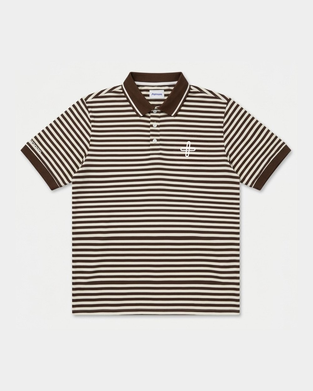 Parmore Golf Stripe Polo, Brown & Cream or Olive & White &middot; view 1 of 3