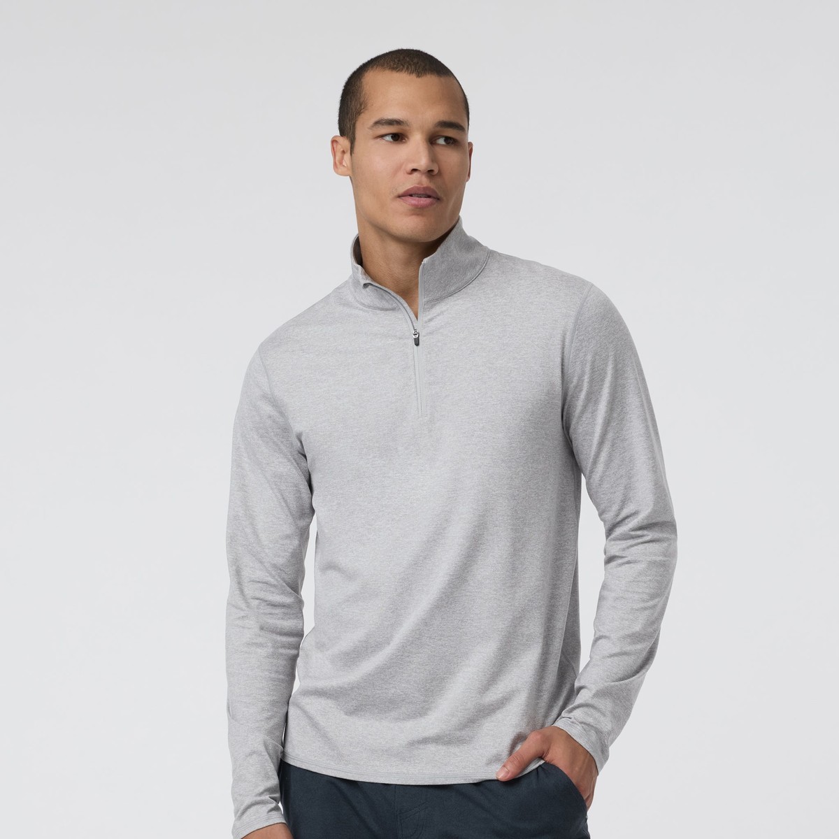 Vuori &mdash; Ponto Half Zip Mock Neck