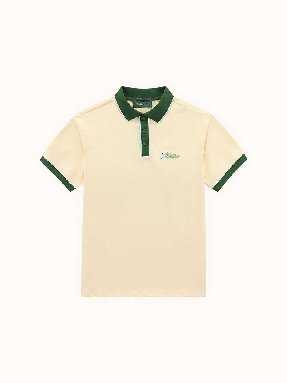 Hedge Featherlite Polo Lemon / Forest Walker Golf Things polo