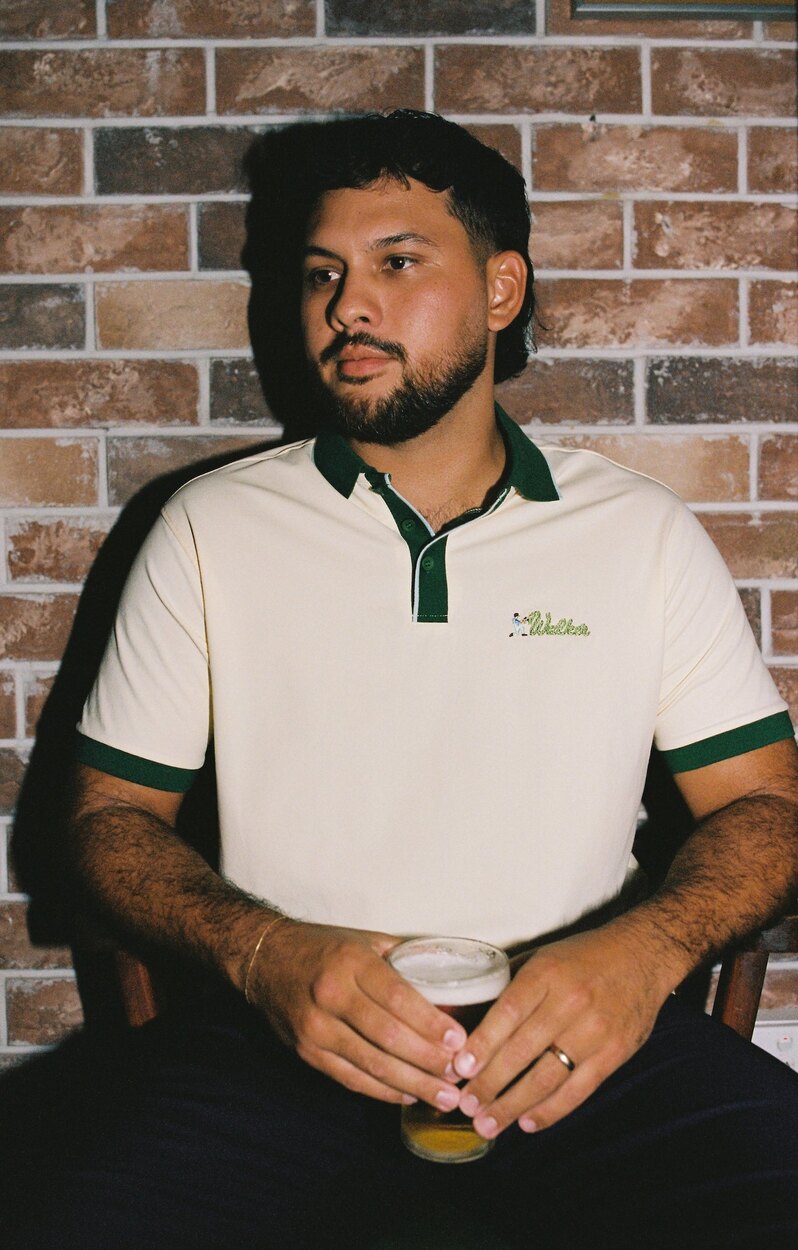 Hedge Featherlite Polo Lemon / Forest Walker Golf Things polo