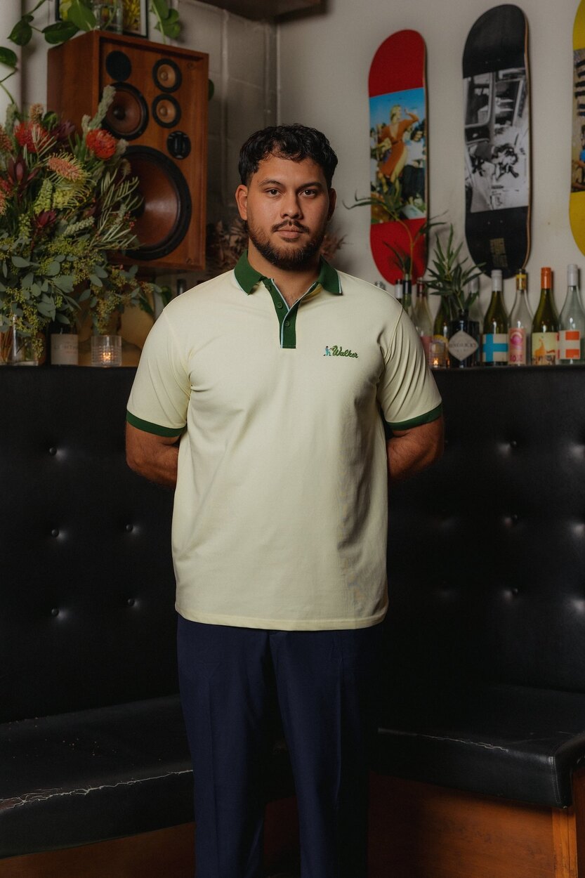 Hedge Featherlite Polo Lemon / Forest Walker Golf Things polo