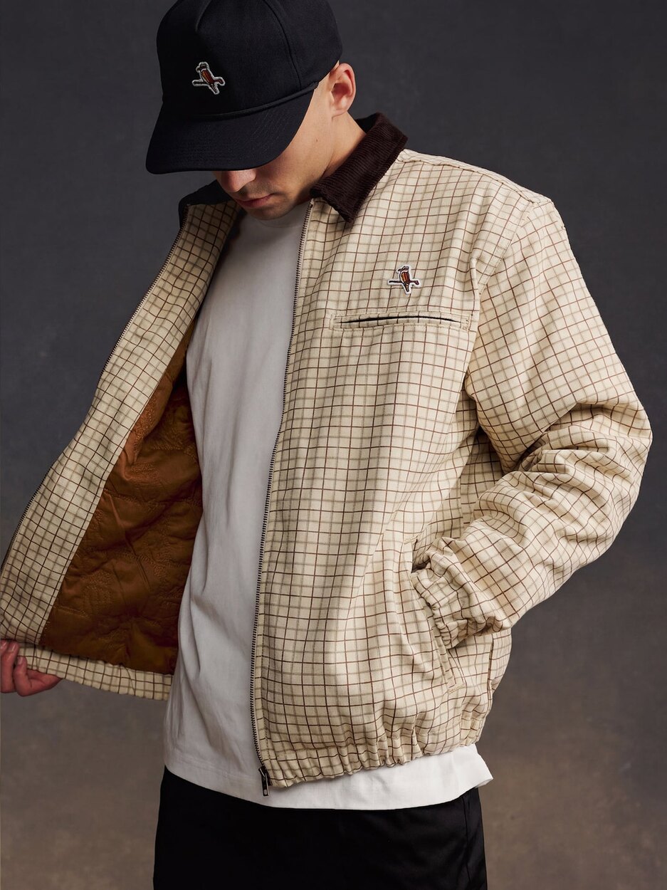 Gold Label Classic Jacket Check Twill Walker Golf Things jacket