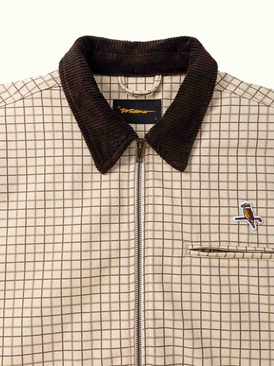 Gold Label Classic Jacket Check Twill Walker Golf Things jacket