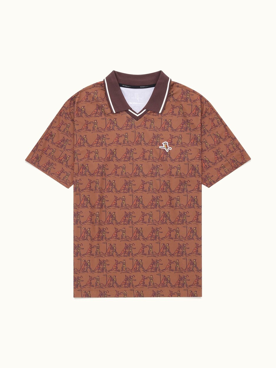 Knockout V Polo Maple Walker Golf Things polo