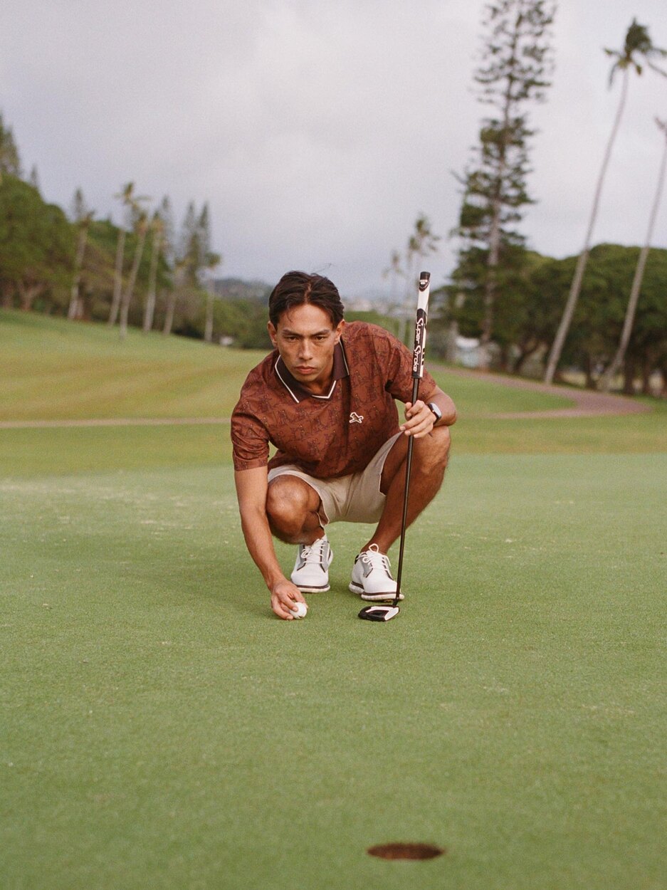 Knockout V Polo Maple Walker Golf Things polo
