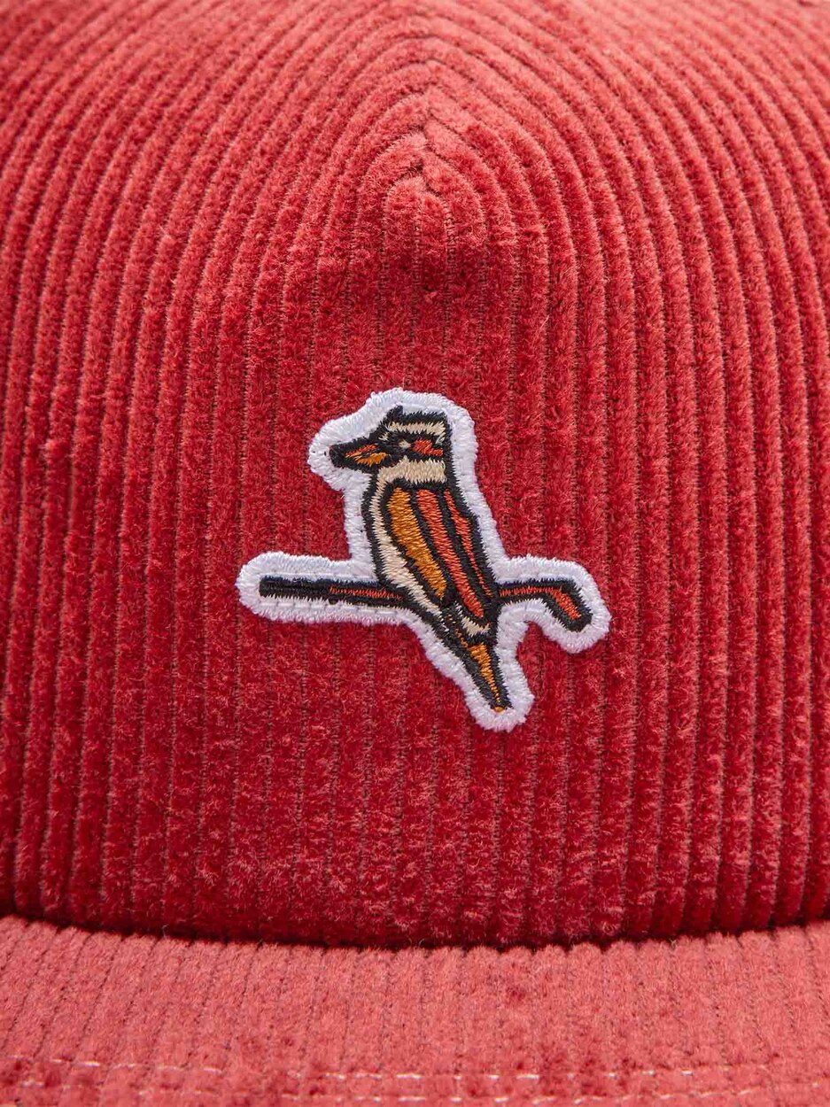 Kooka Mid Box Cap Red Corduroy Walker Golf Things unclassified