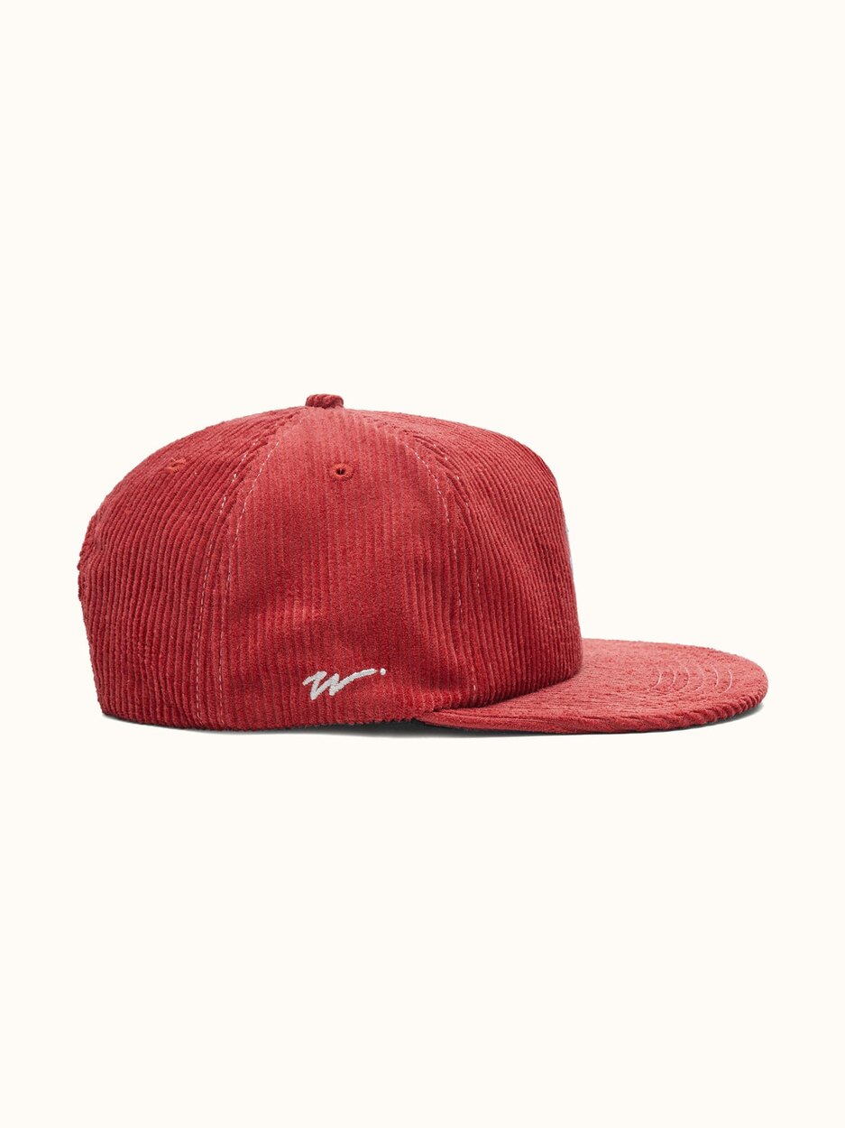 Kooka Mid Box Cap Red Corduroy Walker Golf Things unclassified