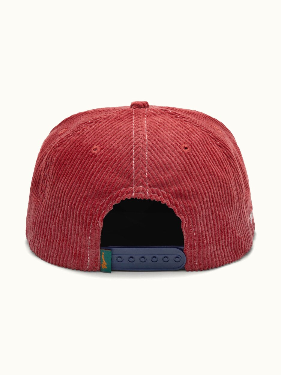 Kooka Mid Box Cap Red Corduroy Walker Golf Things unclassified