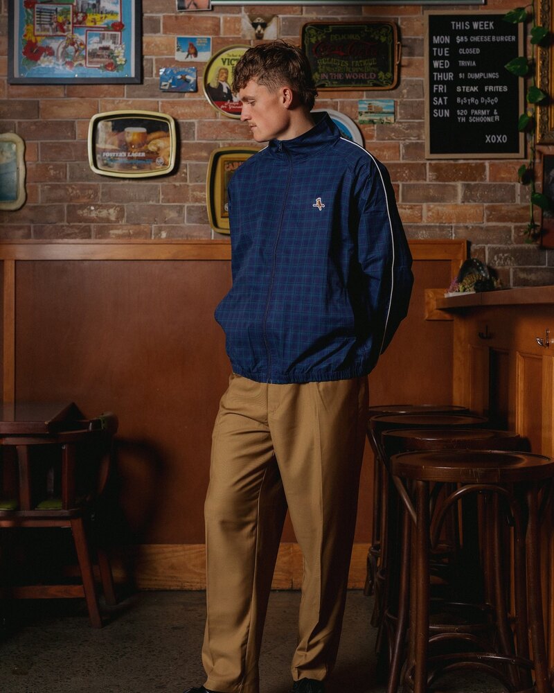 Walker Golf Breaker Jacket - Navy Check - $169.95 · view 4 of 4