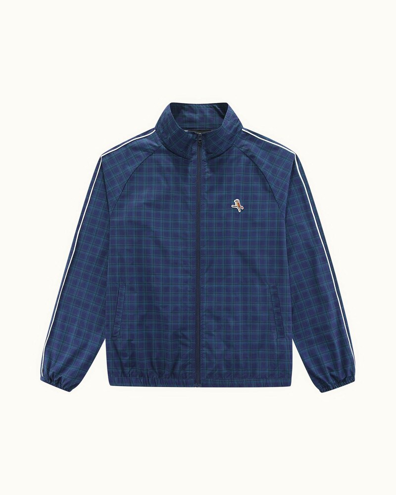 Walker Golf Breaker Jacket - Navy Check