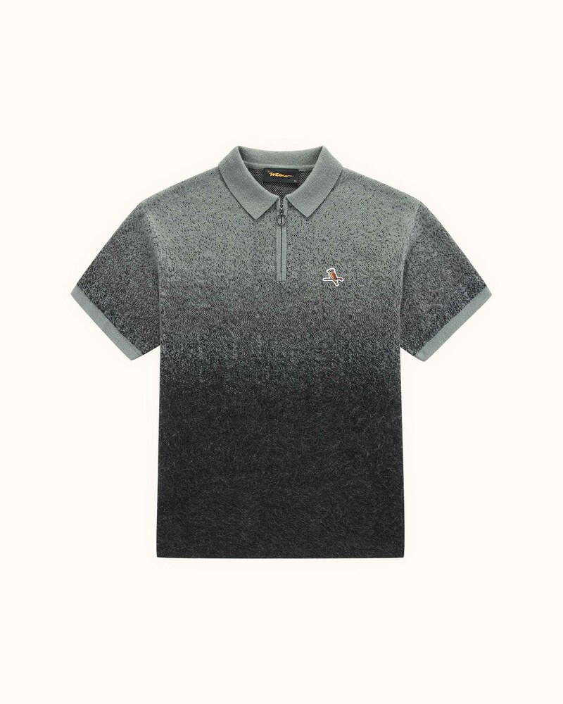 Walker Golf Ombre Knit Polo - Charcoal - $129.95 · view 1 of 4