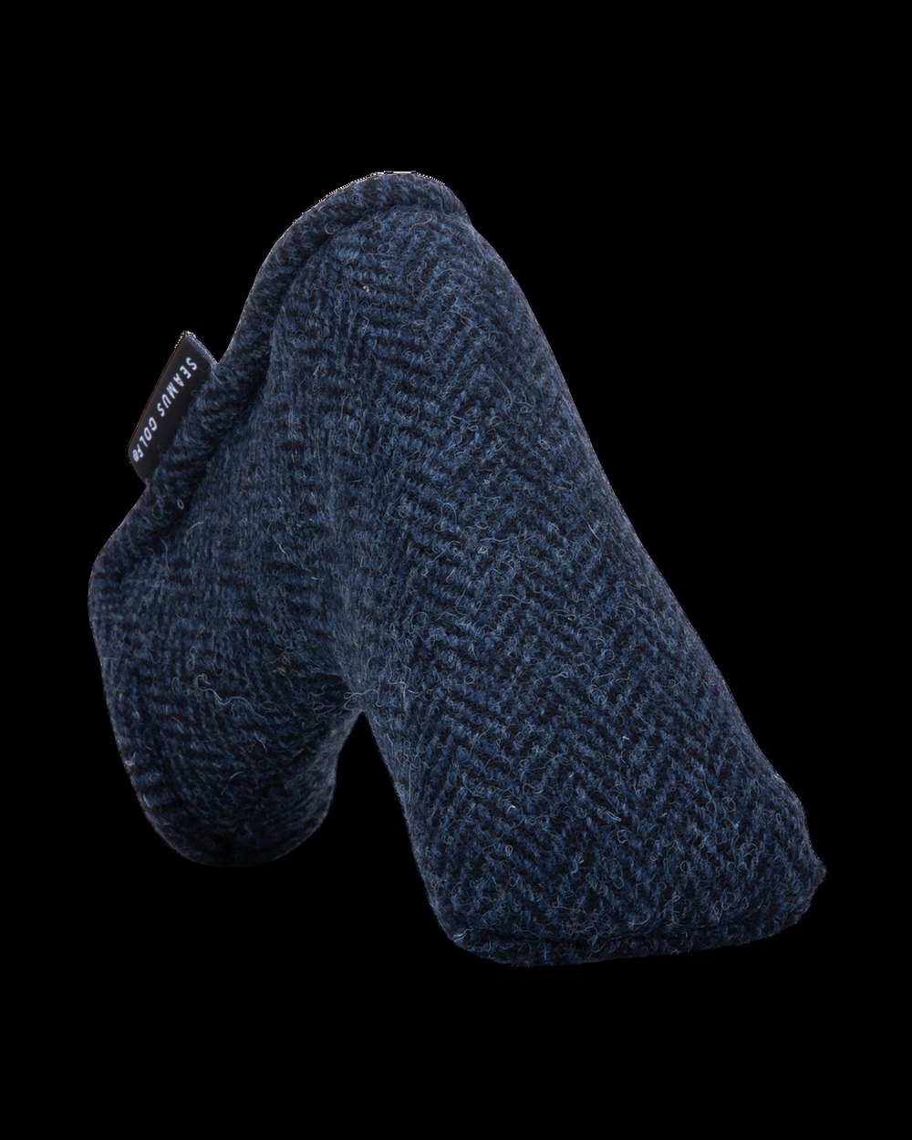 Seamus Golf Navy Harris Tweed Blade Putter Cover · view 1 of 3