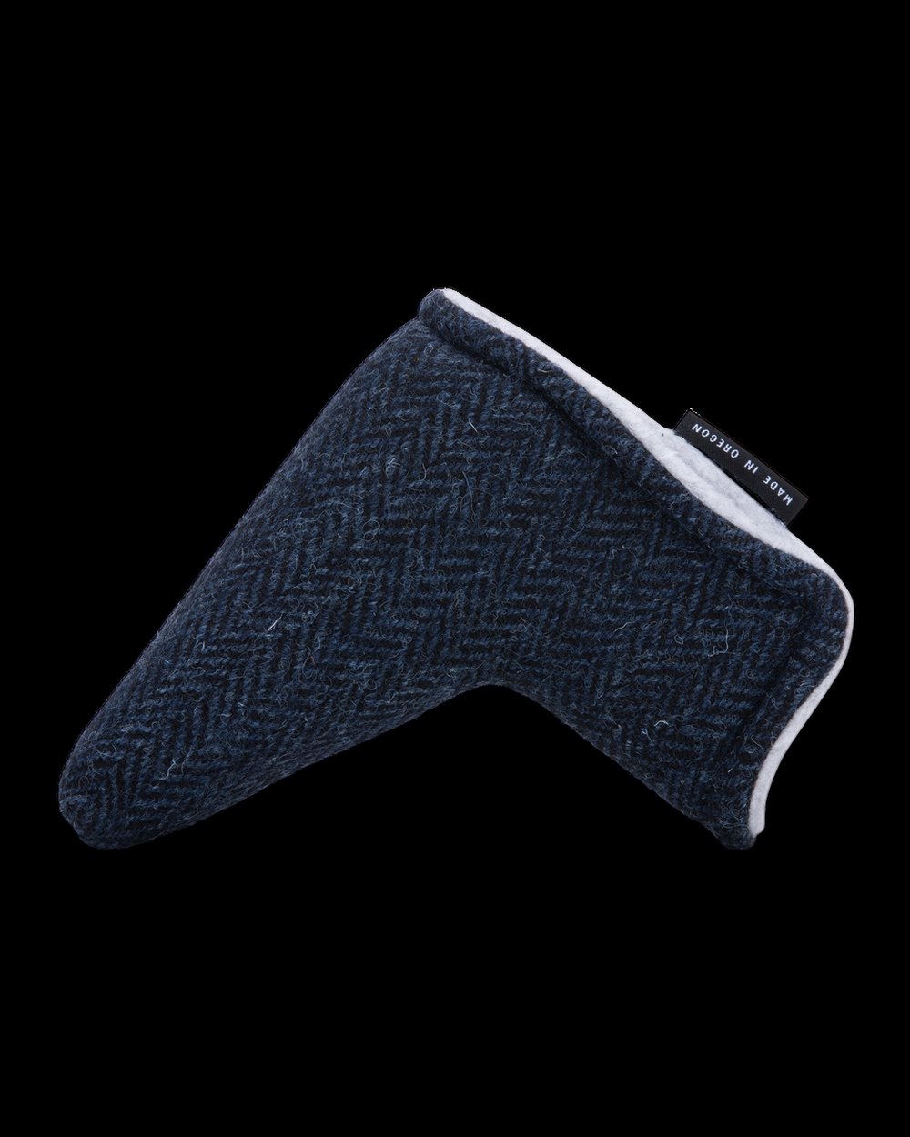Seamus Golf Navy Harris Tweed Blade Putter Cover · view 3 of 3